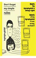Agrophysicist Rules: Lined 6 x 9 Journal with 100 Pages, To Write In, Friends or Family Gift