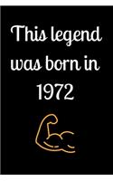 This legend was born in 1972