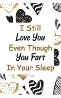 I Still Love You Even Though You Fart In Your Sleep