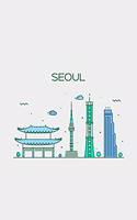 Seoul Minimalist Travel Notebook [Lined] [6x9] [110 pages]