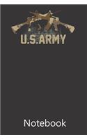 U.S.Army: Composition Notebook, College Ruled Blank Lined Book for Taking Notes, Recipes, Sketching, Writing, Organizing, Christmas Halloween Birthday Gifts