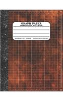 Graph Paper Composition Notebook: Math and Science Lover Graph Paper Cover Watercolor Orange (Quad Ruled 5 squares per inch, 120 pages) Birthday Gifts For Math Lover Teacher, Student