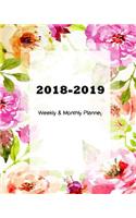 2018-2019 Weekly and Monthly Planner