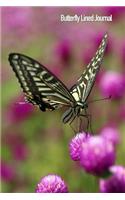 Butterfly Lined Journal: Butterflies, Moths, Plants and Flowers Pocket Notebook