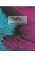 Feathers 4x4 Graph 8x10 Journal Notebook