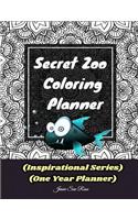 Secret Zoo Coloring Planner