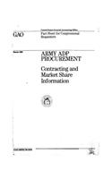 Army Adp Procurement: Contracting and Market Share Information