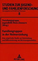 Familiengruppen in Der Heimerziehung