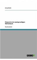 Polysemie im zweisprachigen Wörterbuch