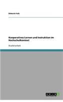 Kooperatives Lernen Und Instruktion Im Hochschulkontext