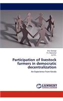 Participation of livestock farmers in democratic decentralization