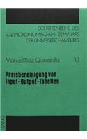 Preisbereinigung Von Input-Output-Tabellen