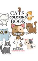 Cats Coloring Book For Kids