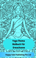 Yoga-Thema Malbuch Für Erwachsene