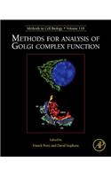 Methods for Analysis of Golgi Complex Function: Volume 118