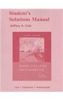 Student Solutions Manual for Basic College Mathematics