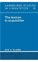 Lexicon in Acquisition