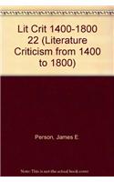 Literature Criticism from 1400 to 1800