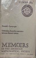 Extensions of Positive Operators Between Banach Lattices: (Memoirs of the American Mathematical Society)