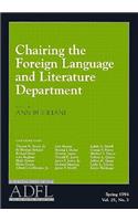 Chairing the Foreign Language and Literature Department, Part 1