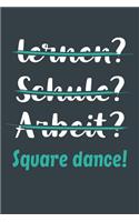 lernen? Schule? Arbeit? Square dance!