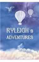 Ryleigh's Adventures: Softcover Personalized Keepsake Journal, Custom Diary, Writing Notebook with Lined Pages