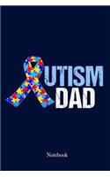 Autism Dad Notebook: Proud Autism Father's Day Journal Gift