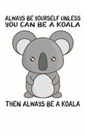 Always Be Yourself Unless You Can Be A Koala Then Always Be A Koala