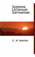 Systema Lichenum Germaniae.