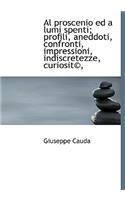 Al Proscenio Ed a Lumi Spenti; Profili, Aneddoti, Confronti, Impressioni, Indiscretezze, Curiosit,