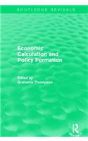 Economic Calculations and Policy Formation (Routledge Revivals)