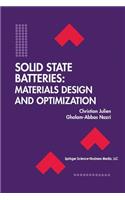 Solid State Batteries: Materials Design and Optimization