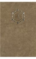 Monogram "4" Any Day Planner Notebook: (30 Monogram Raw 150 Planner)