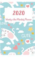 2020 Is Feline Fine Weekly And Monthly Planner And Calendar