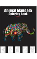 Animal Mandala Coloring Book