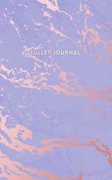Bullet Journal: Beautiful Purple Marble and Rose Gold - 7 x 10 - 100 pages - Dot Grid Bullet Journal Notebook, Gift for Women and Teen Girls ( Cute Notebook for Gir