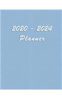 2020 - 2024 - Five Year Planner: Agenda for the next 5 Years - Monthly Schedule Organizer - Appointment, Notebook, Contact List, Important date, Month's Focus, Calendar - 60 Months 