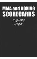 MMA and Boxing Scorecards