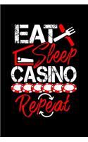 Eat Sleep Casino Repeat: Prayer Journal & Guide To Prayer, Praise And Showing Gratitude To God And Christ For Gambling Lovers, Casino Fans And Everyone Who's Passion Is Play