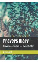 Prayers Diary: Prayers and notes for living a good life