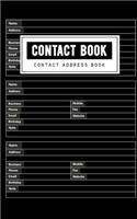 Contact Book: Journal Notebook Organizer Diary, Log Book Keeper Tracker, Alphabetical Addresses Organiser Journal, Name, Business, Address, Phone Number, Fax, Ema