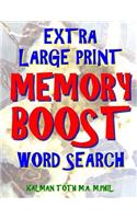 Extra Large Print Memory Boost Word Search: 133 Giant Print Themed Word Search Puzzles