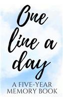 One Line a Day: A Five-Year Memory Book