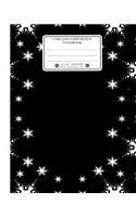 Unruled Composition Notebook. 8 X 10. 120 Pages. Winter and Christmas Time
