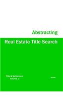 Real Estate Title Search Abstracting