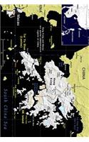 Modern Day Color Map of Hong Kong and Macau Journal: Take Notes, Write Down Memories in this 150 Page Lined Journal