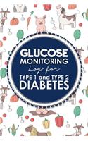 Glucose Monitoring Log for Type 1 and Type 2 Diabetes