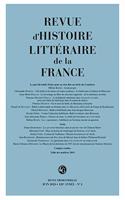 Revue d'Histoire Litteraire de la France: Le Pari Du Babil. Parler Pour Ne Rien Dire Au Siecle Des Lumieres