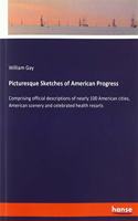 Picturesque Sketches of American Progress: Comprising official descriptions of nearly 100 American cities, American scenery and celebrated health resorts