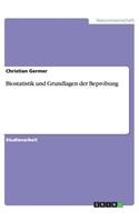 Biostatistik und Grundlagen der Beprobung